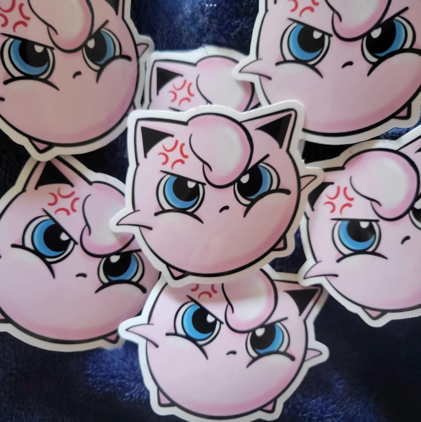 Jiggly sticker